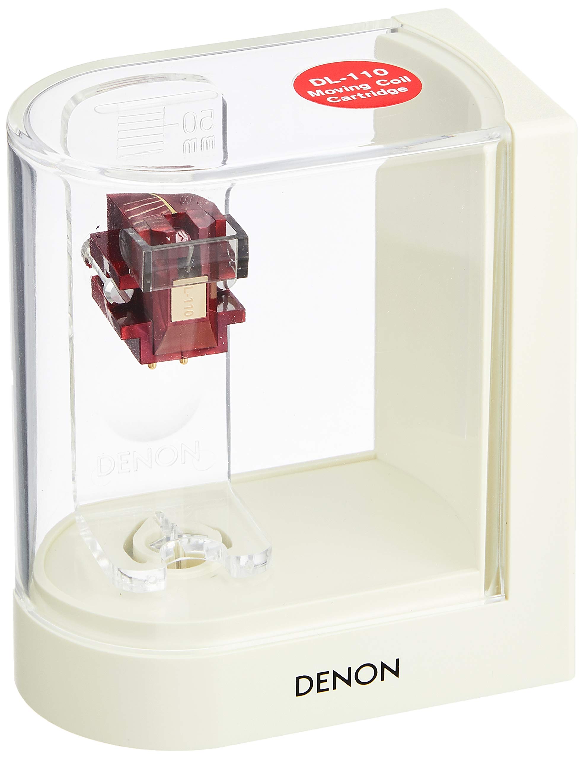 Denon DL-110 High Output Moving Coil Phono Cartridge for Turntables - Audiophile Vinyl Record Player Stylus Replacement - Perfect for Home Audio Systems & DJ Setups