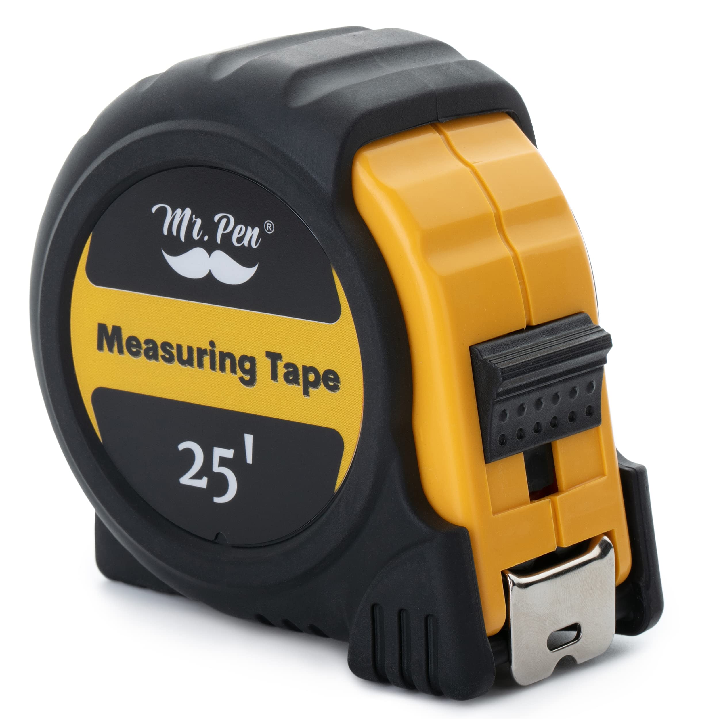 **Mr. Pen 25-Foot Steel Retractable Tape Measure with Fractions - Easy Read, Durable Construction for DIY, Construction, and Home Improvement Projects**