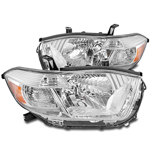 Replacement Chrome LED Headlight Bulbs Compatible with 2008-2010 Toyota Highlander - Bright White Light for Night Driving & Foggy Conditions