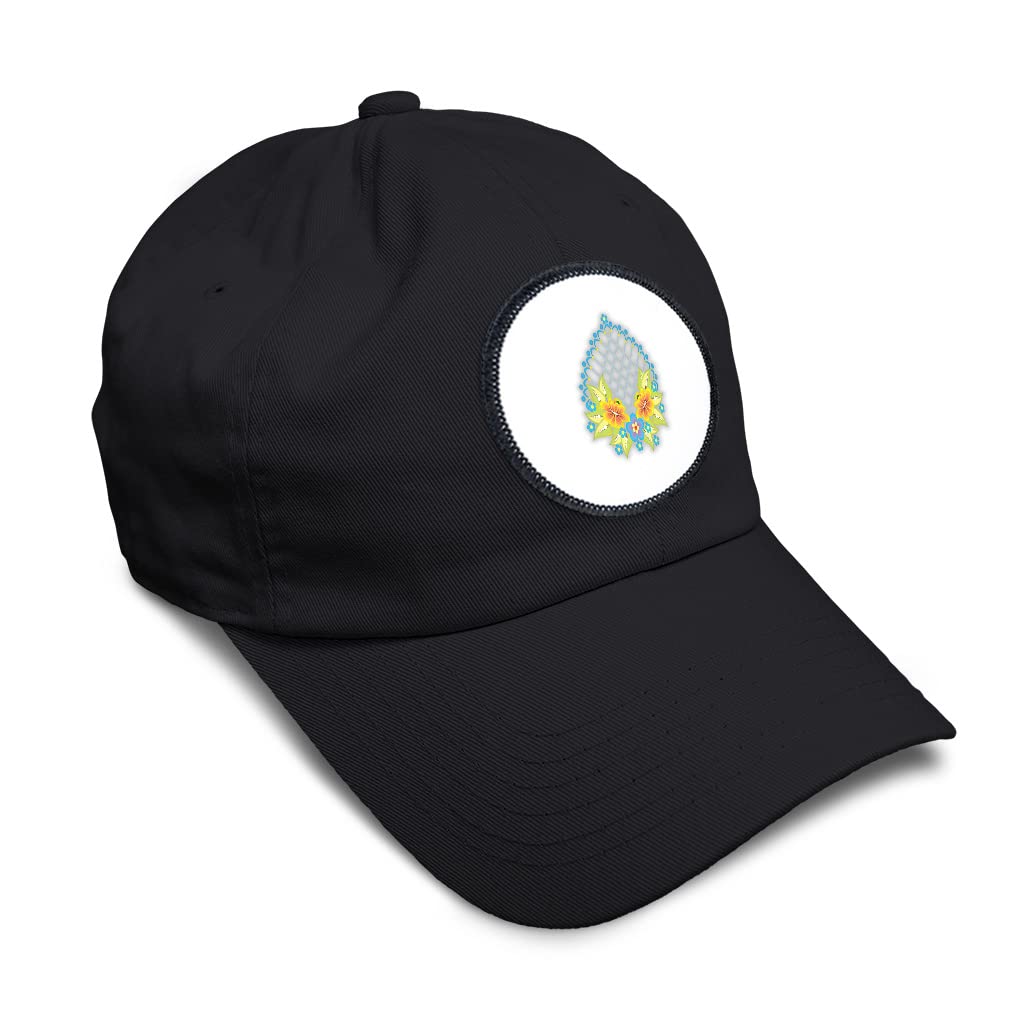 Vintage Floral Baseball Cap for Women - Soft Adjustable Sun Hat with Colorful Botanical Flowers - Perfect for Outdoor Activities, Gardening, and Summer Fashion