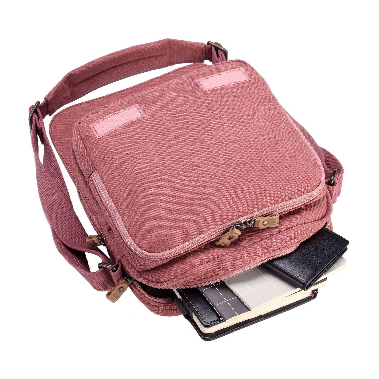 Troop London Classic Canvas Crossbody Bag for Men & Women - Stylish & Durable Shoulder Bag for Travel, Work & Everyday Use