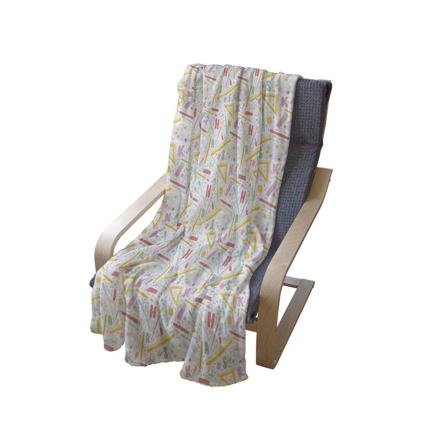 Ambesonne Science Themed Flannel Fleece Throw Blanket - 70