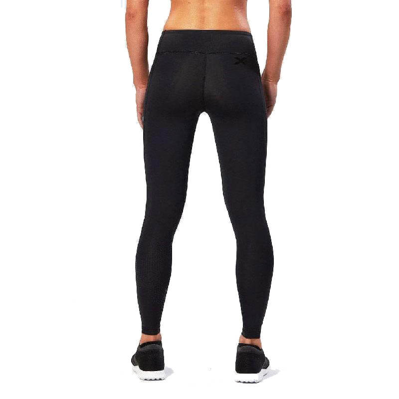 2XU Women's Midrise Compression Tights - High Performance Workout Leggings for Running, Yoga & Gym Training