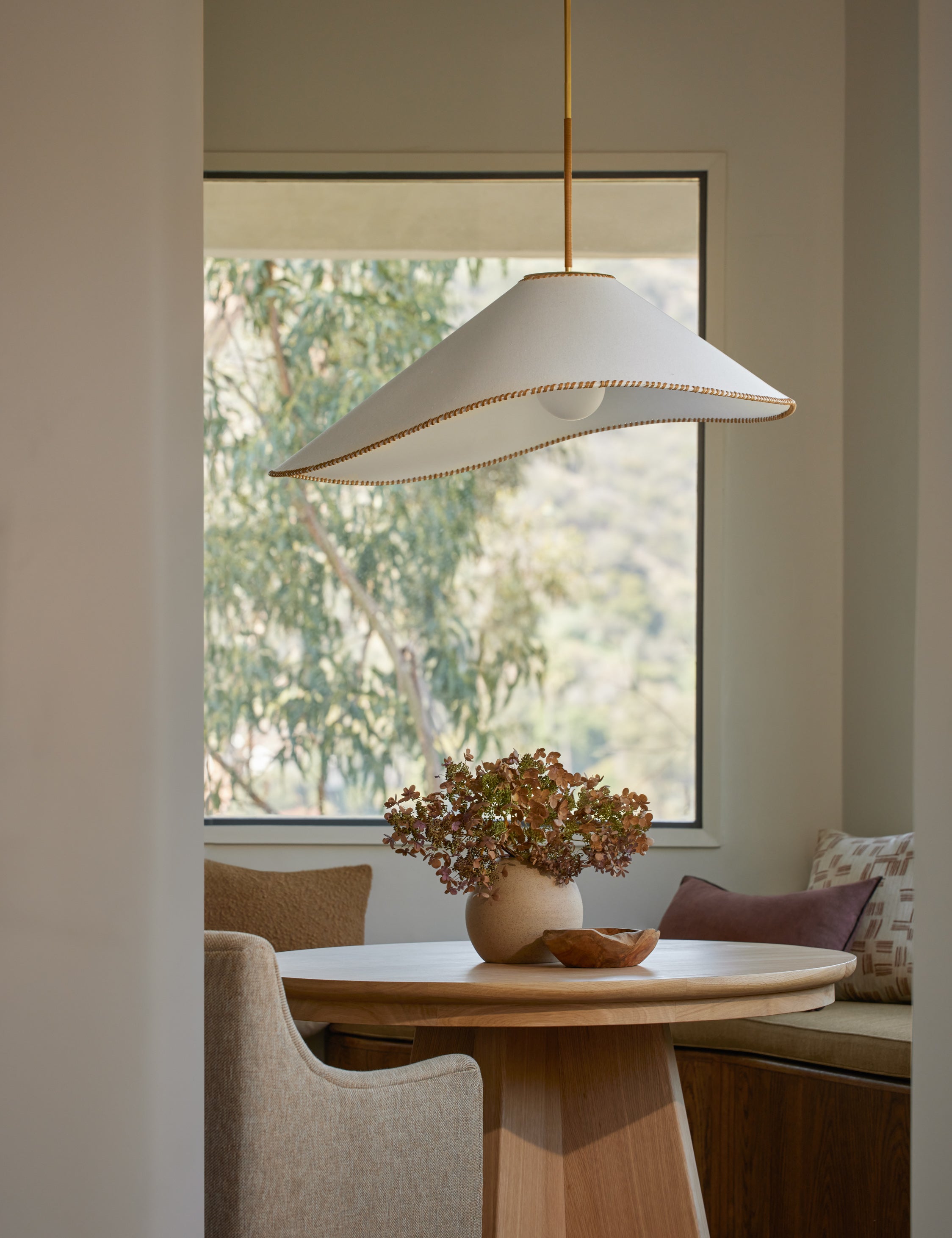 Arroyo Pendant Light by Élan Byrd - Modern Handcrafted Glass Ceiling Light Fixture for Dining Room, Kitchen Island, or Bedroom Lighting