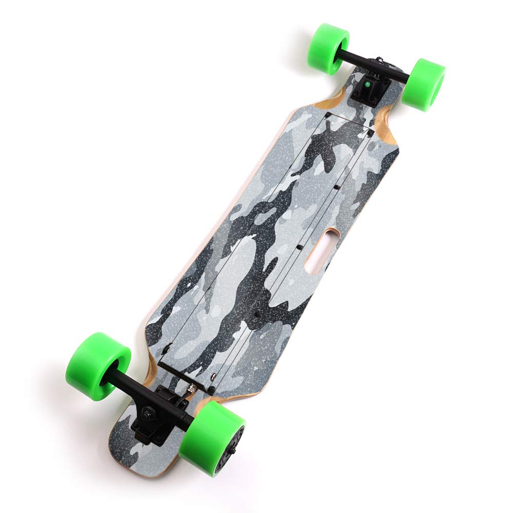 MightySkins Glossy Glitter Vinyl Wrap for Blitzart Huracane Scooter - Gray Camo Protective Skin | Scratch-Resistant, Durable High-Gloss Finish | Easy to Apply & Remove | Made in USA | Perfect for Personalizing Electric Scooters & Skateboards