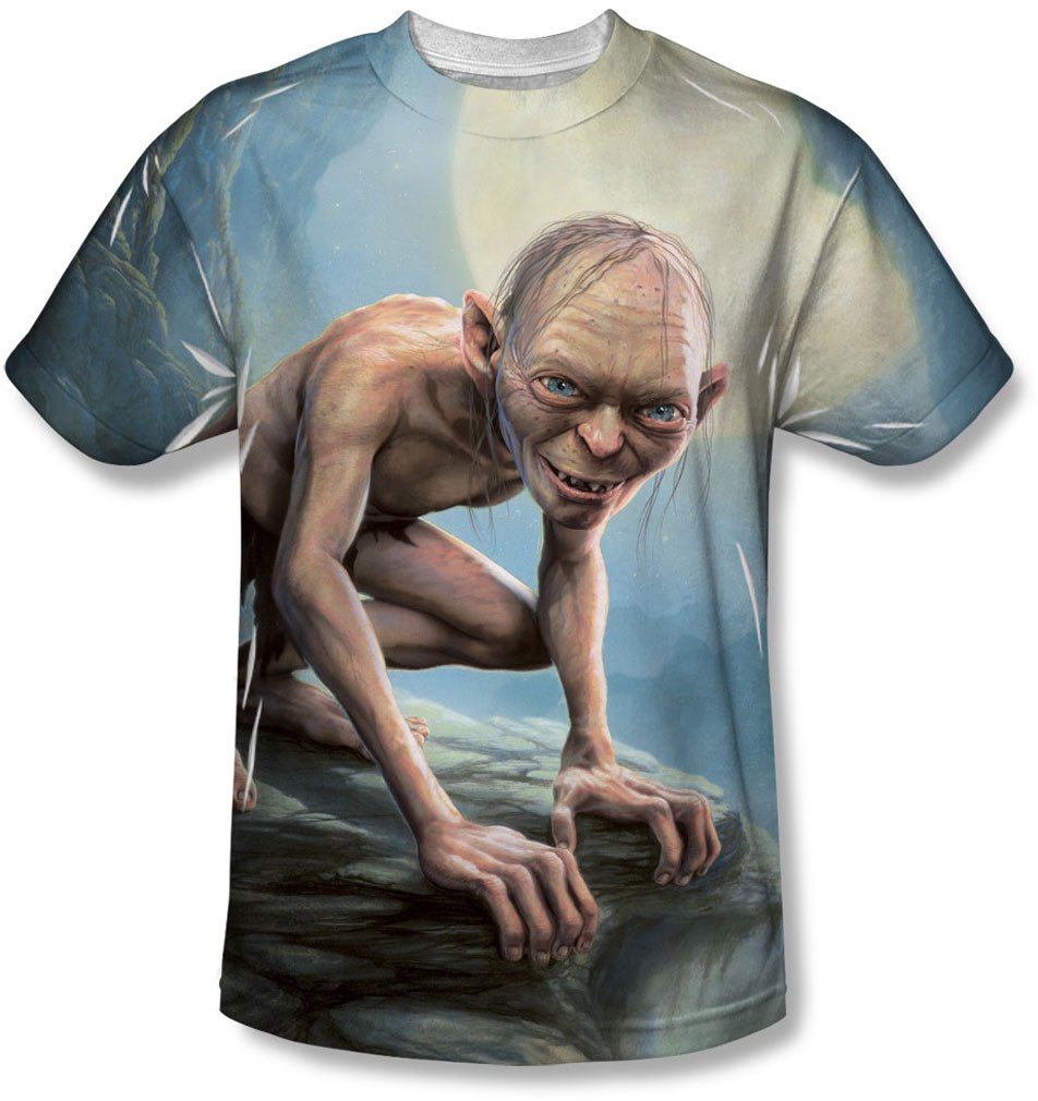 Lord of the Rings Gollum T-Shirt for Men - Movie Fan Gift