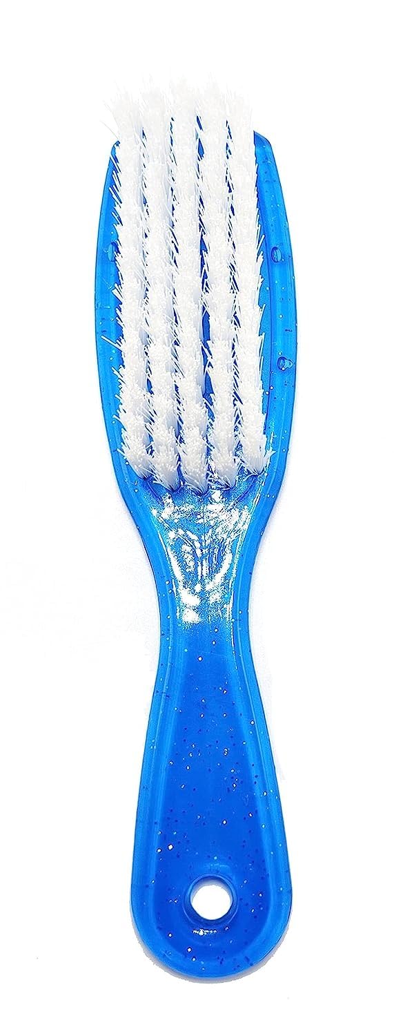 A2K Zone Nail Cleaning Brush - 2 Pack Multi-Color Dust Removal Brush for Home Cleaning, Clothes Washing & Manicure Tools | Perfect for Household Cleaning, Laundry Care & Nail Salon Use