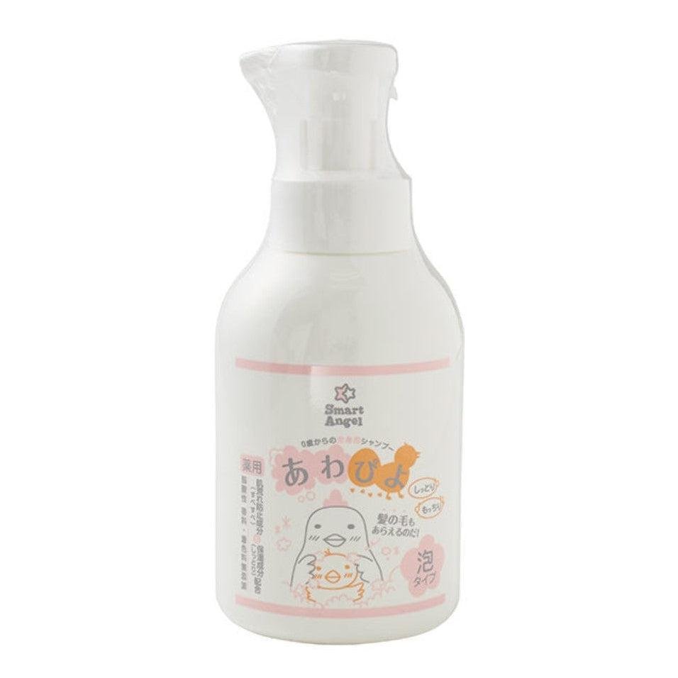Nishimatsuya Smart Angel Baby Shampoo & Body Wash - 500ml Foaming Cleanser for Newborns & Infants - Gentle Hair & Skin Care - Perfect for Bath Time & Daily Hygiene