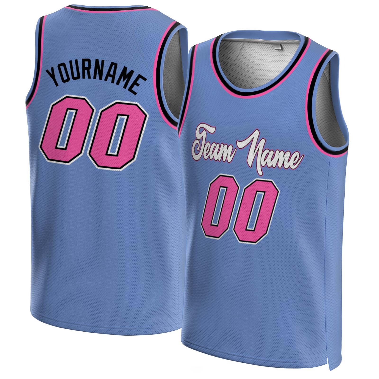Custom Basketball Jerseys Personalized with Name & Number - Men's Women's Youth Kids Basketball Uniforms for Team Games, Practice & Fan Wear