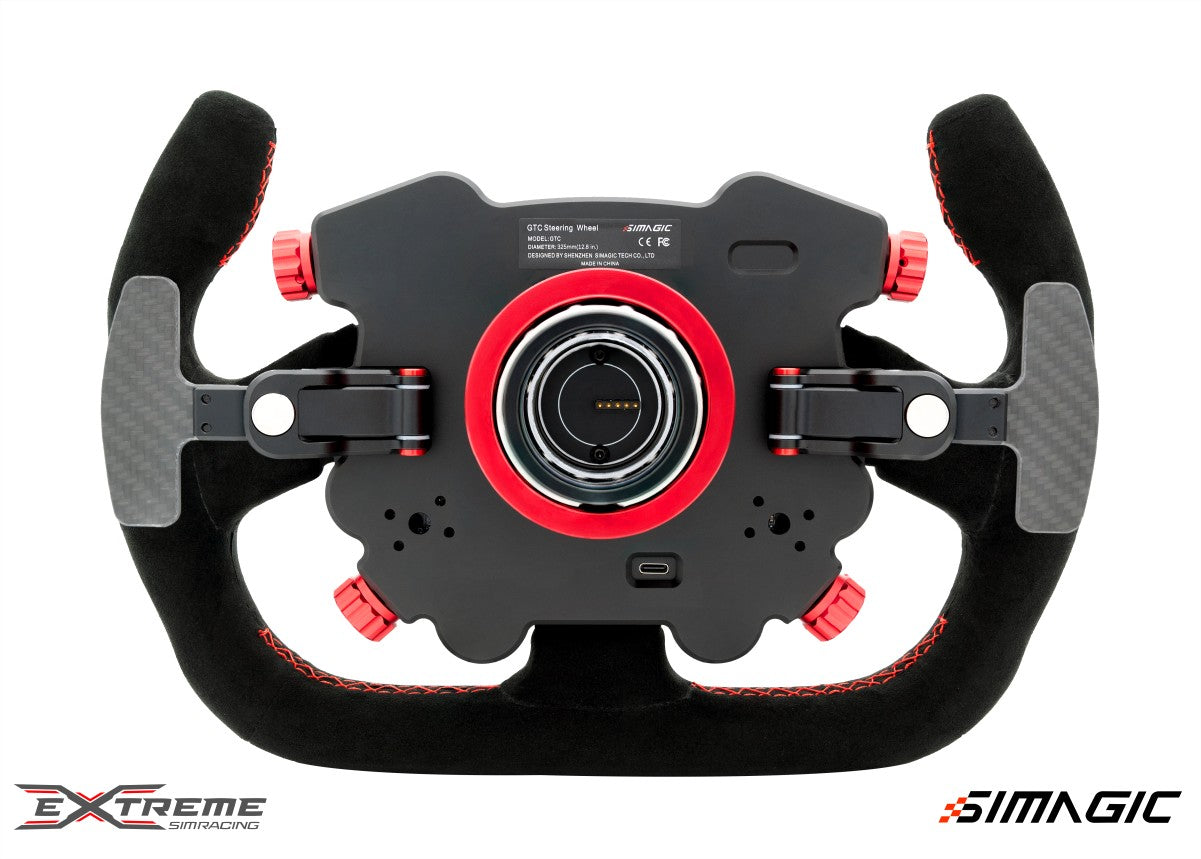 Simagic GTC Racing Steering Wheel - High-Performance Carbon Fiber Wheel Rim for Sim Racing | Perfect for PC, PS5, Xbox & Simulator Cockpits