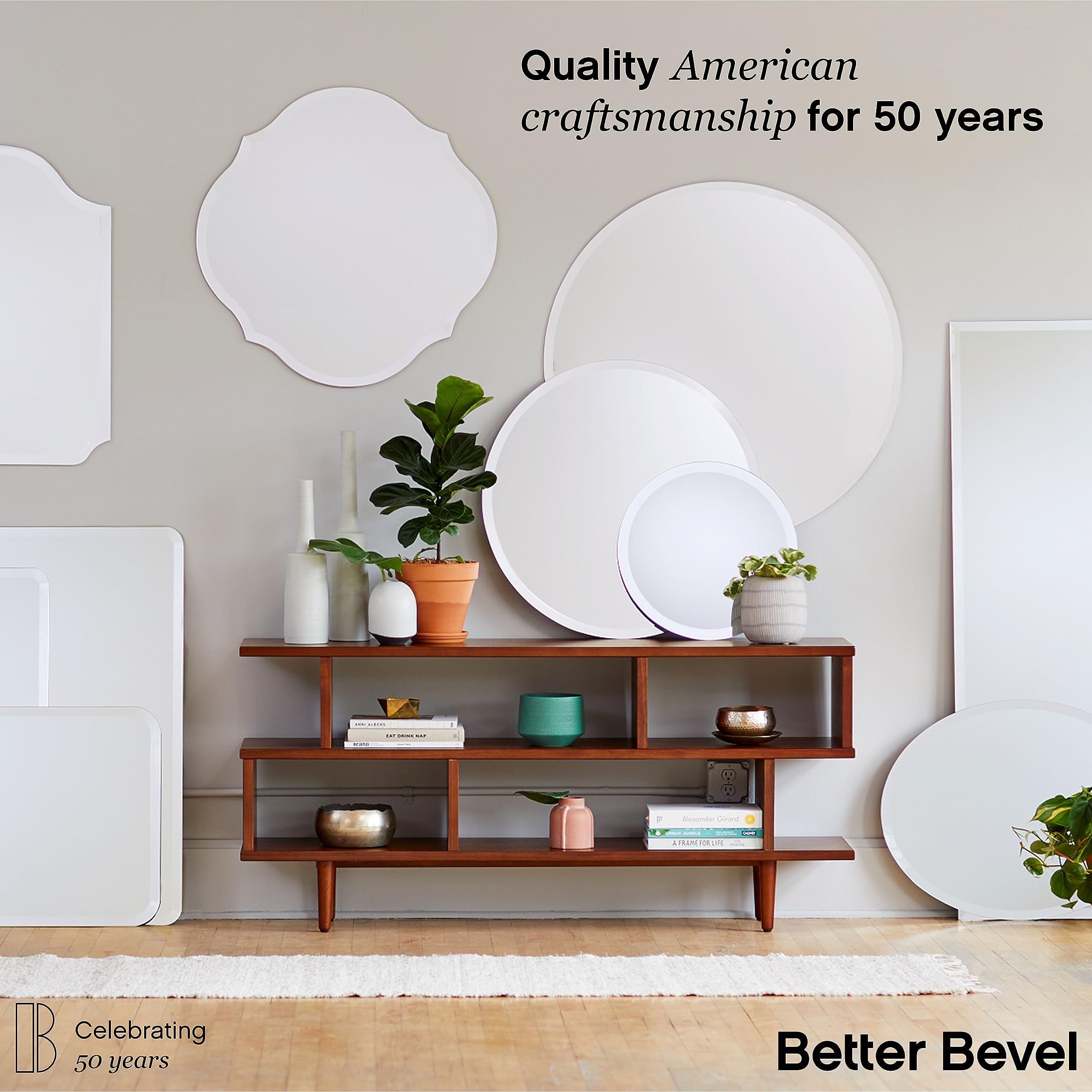 Better Bevel Frameless Rectangle Mirror - 18