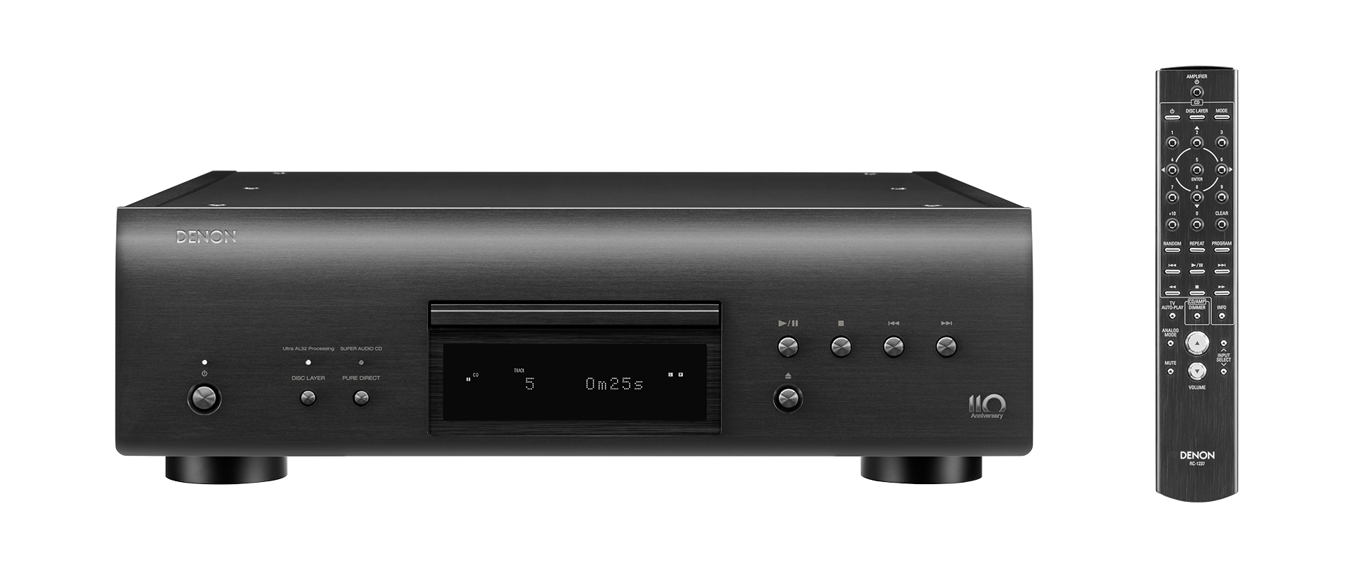 Denon DCD-A110 110th Anniversary Edition SACD/CD Player - Premium Hi-Fi Audio for Home Theater & Music Listening - Open Box Condition