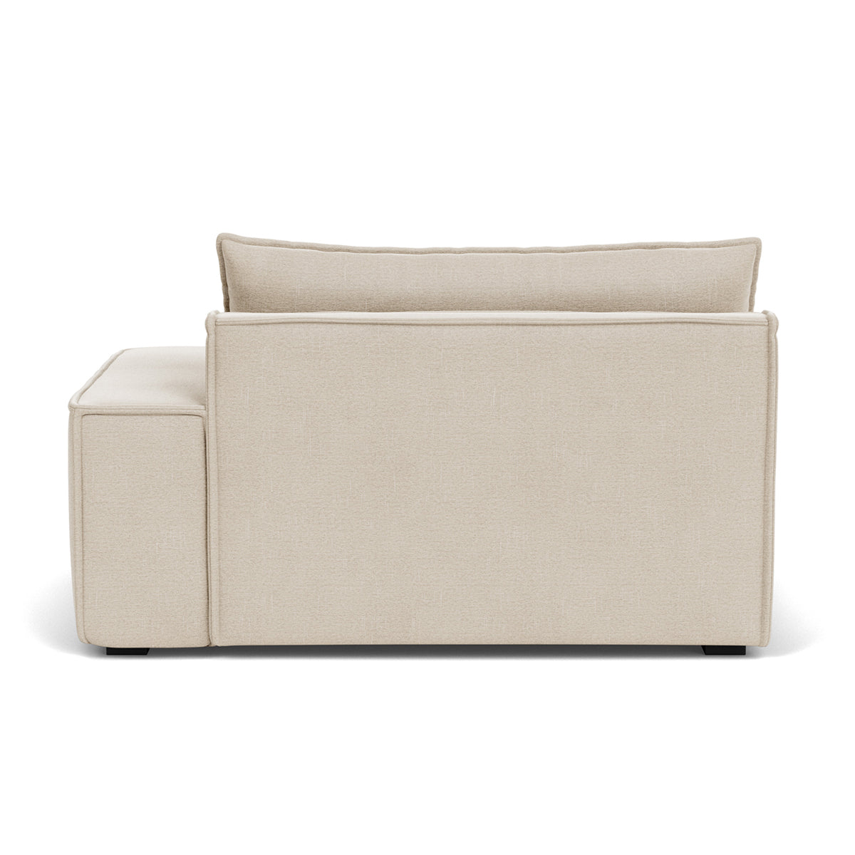 Daphne Fabric 1-Seater Right Arm Modular Sofa - Compact Modern Living Room Furniture for Small Spaces & Apartments