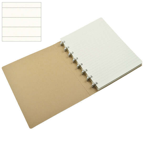 Atoma Alain Berteau Disc Bound Refillable Notebook 165 x 210mm - Customizable Planner for Office, School & Creative Projects - Premium A5 Notebook for Professionals & Students