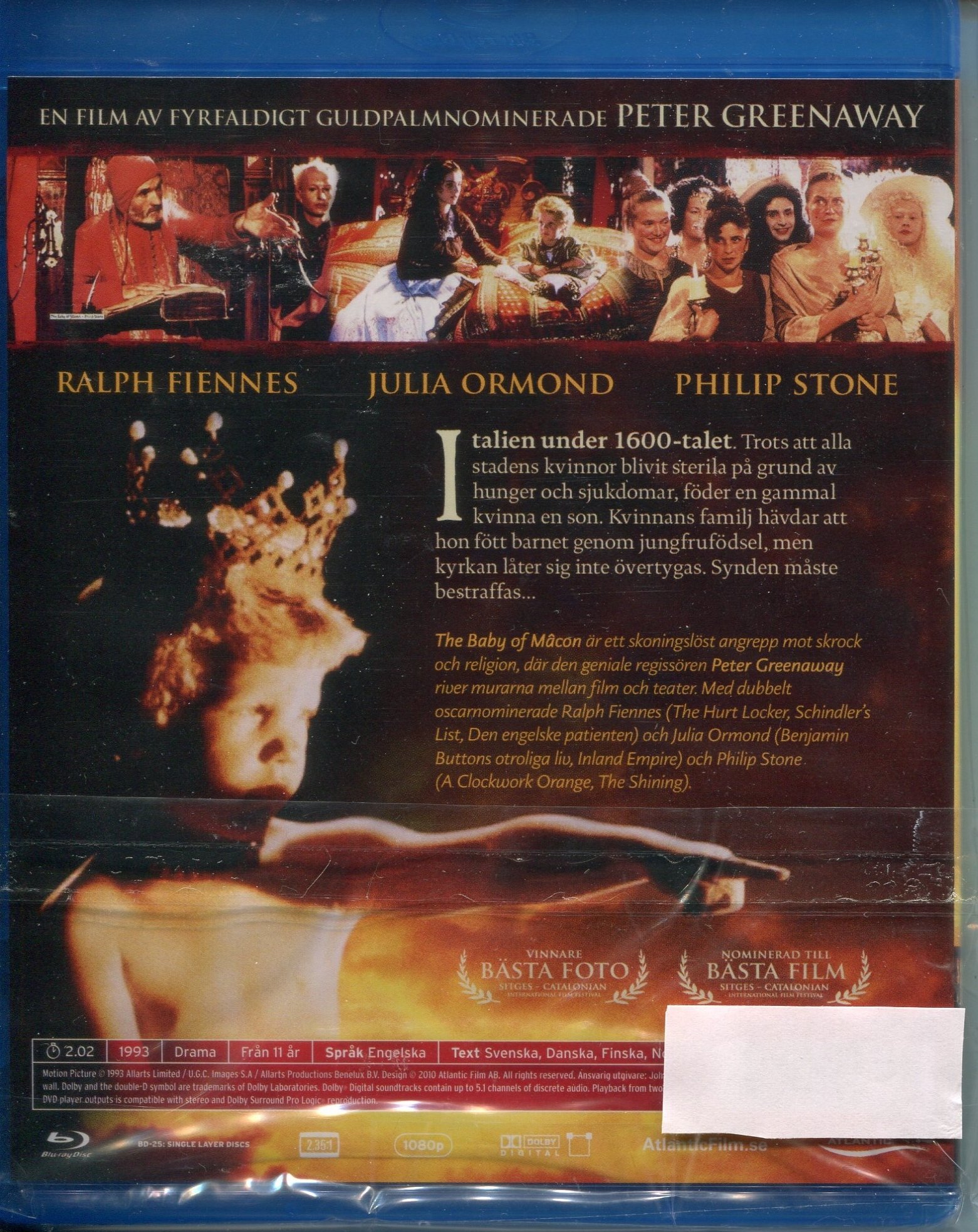 The Baby of Macon [Blu-ray] - Classic Drama Film on Blu-ray Disc | Perfect for Movie Collectors & Film Enthusiasts | Great for Home Theater Nights & Classic Cinema Screenings