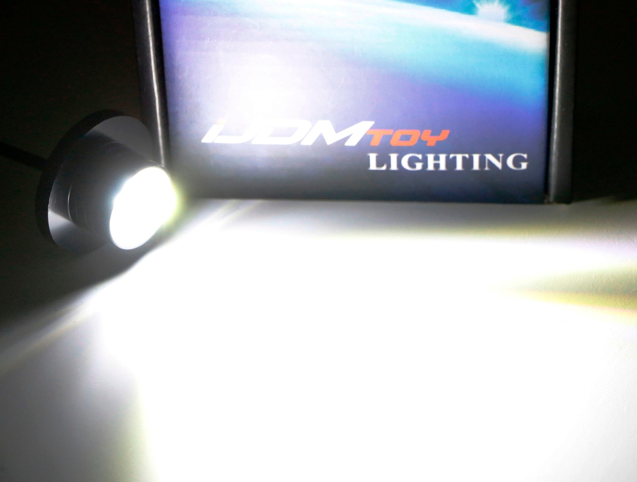 Xenon White 12 LED Surface Flush Mount Strobe Flash Side Marker Lights - Perfect for Trucks, Cars, and Motorcycles - Enhance Visibility and Safety for Night Driving and Emergency Vehicles
