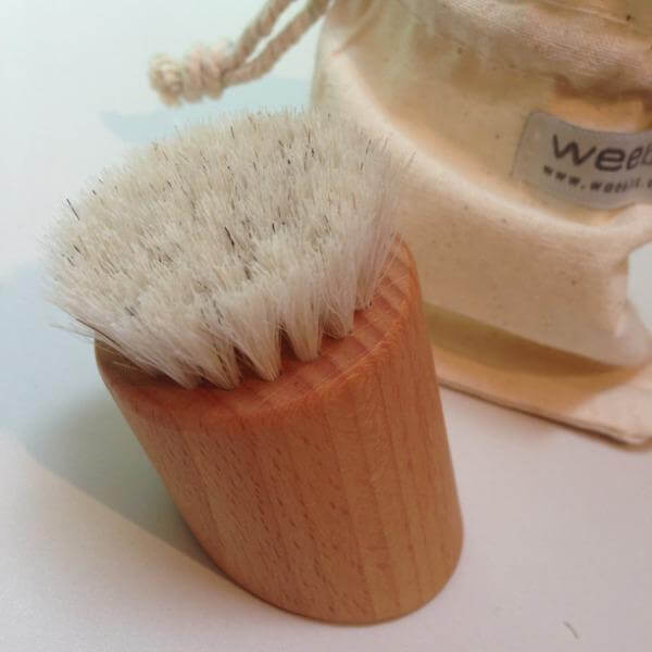 Best Natural Face Brush for Exfoliating & Cleansing - Organic Bristles for Glowing Skin - Perfect for Daily Skincare & Spa Routine