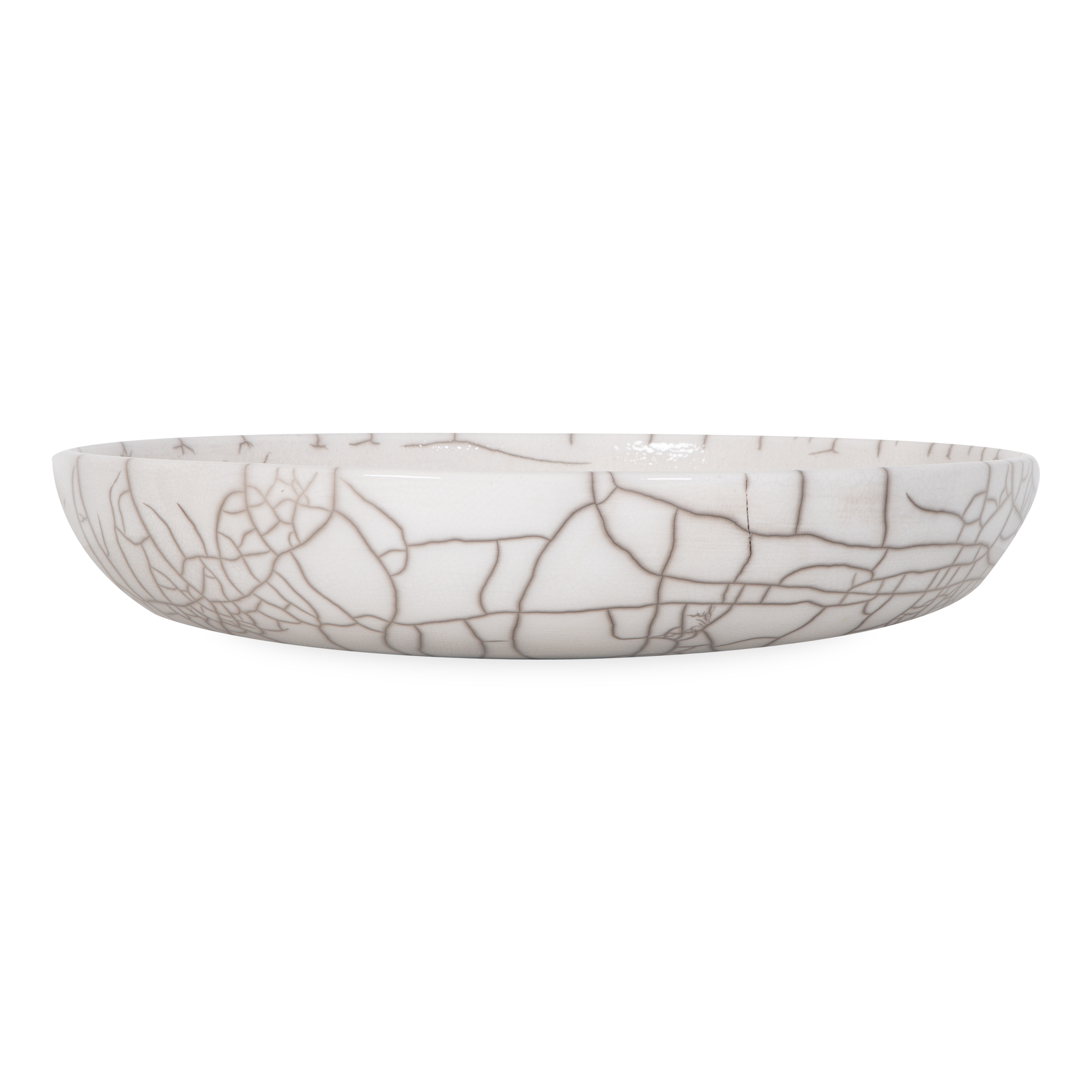 Handmade Raku Low Bowl - Ceramic Tea Bowl for Matcha, Japanese Tea Ceremony & Zen Meditation - Perfect for Home Decor & Gift Giving