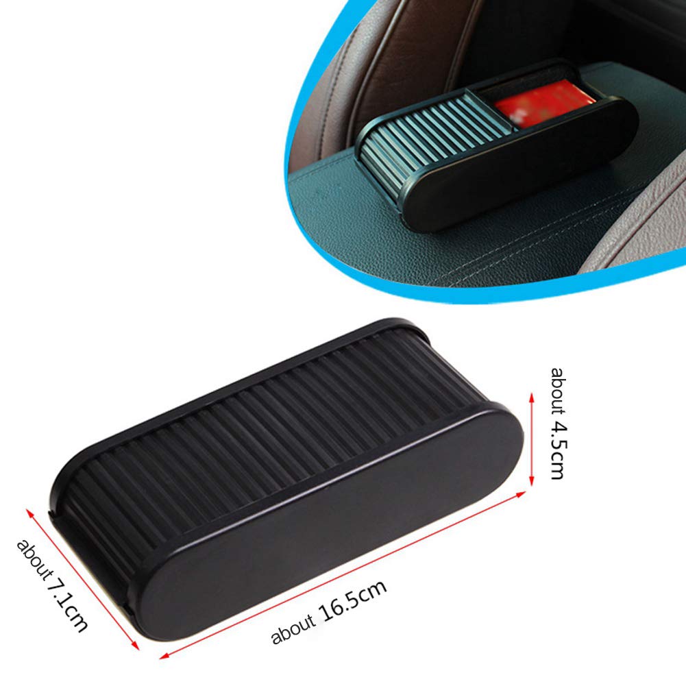 Universal Car Seat Storage Organizer Box with Roller Cover - Multifunctional Auto Accessory for Phones, Snacks & Essentials - Perfect for SUVs, Sedans & Road Trips