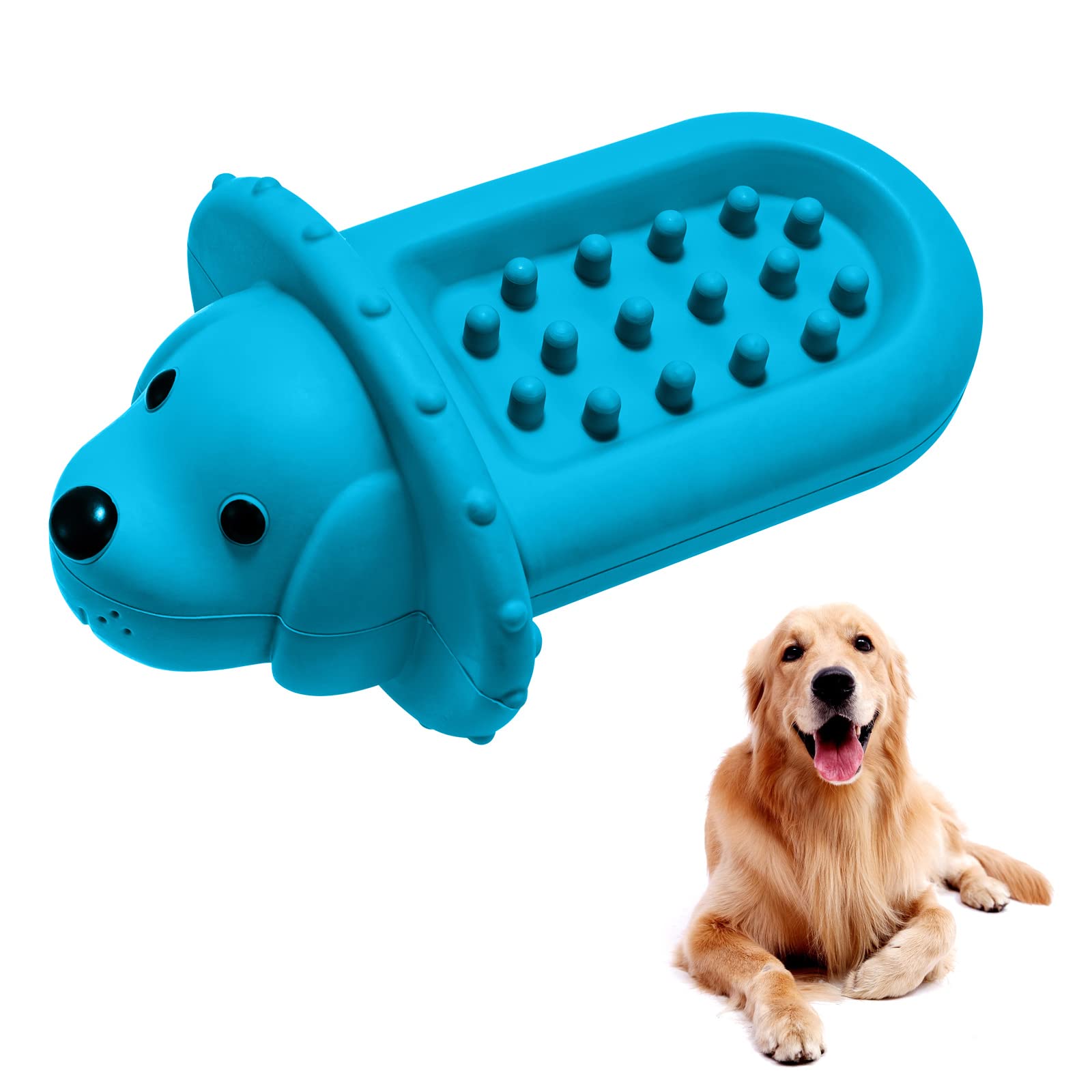 XINSZLIN Dog Crate Training Toys - Peanut Butter Treat Dispenser for Anxiety Relief & Crate Training | Secure Attachment, Durable Chew Toy for Small & Large Dogs | Perfect for Travel, Kennel & Home Use
