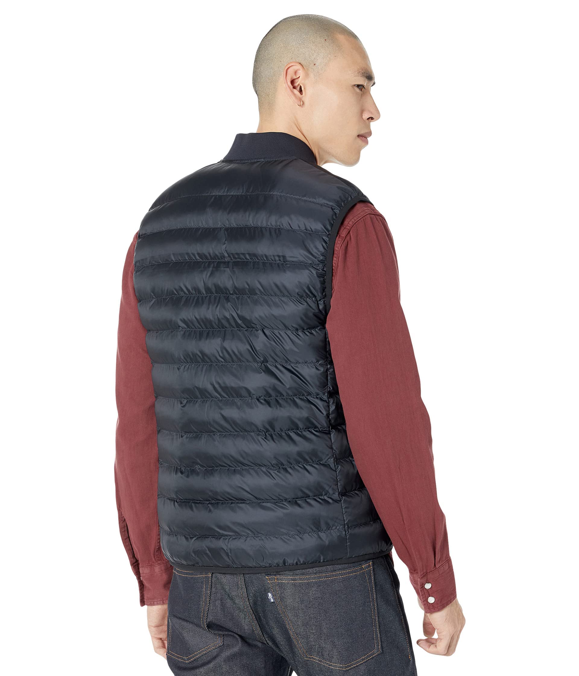 Lacoste Men's Water Repellent Puffer Vest - Lightweight Winter Jacket for Outdoor Activities & Casual Wear