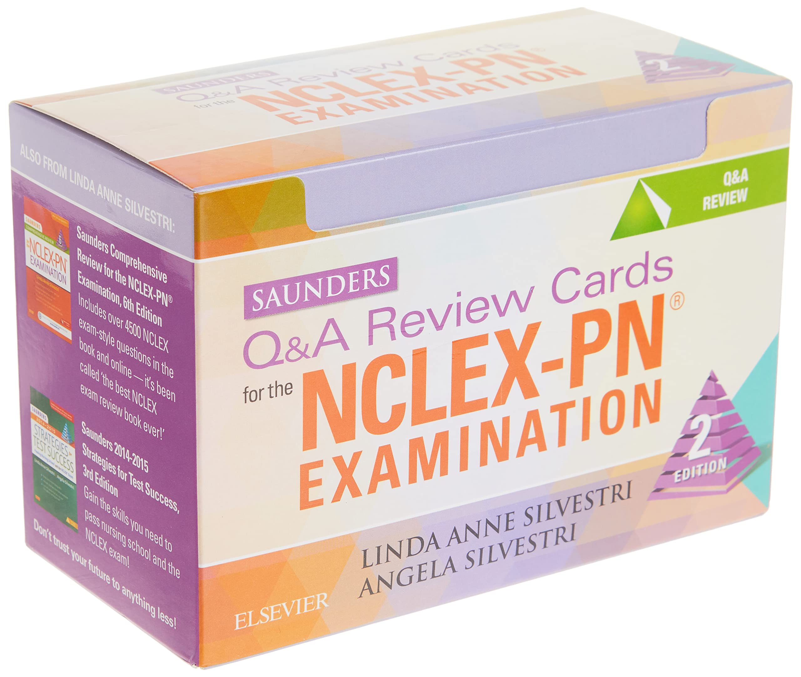 NCLEX-PN Exam Prep: Saunders Q&A Review Cards for Nursing Students – Perfect for Study Sessions & Test Practice