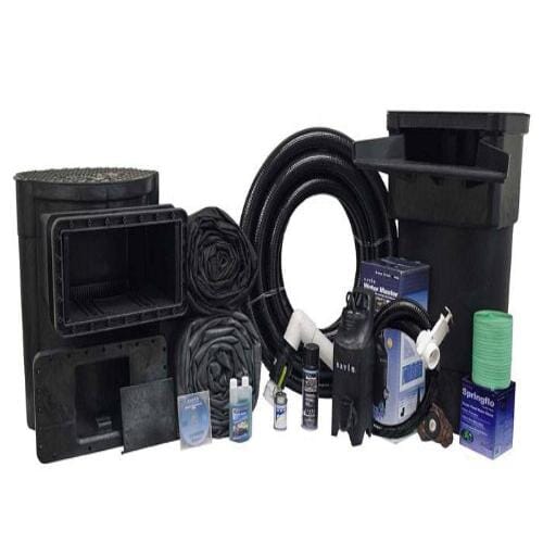 Savio Pond Package 1,500 Gallons with 26 Watt UV Light - Perfect for Backyard Koi Ponds & Water Garden Filtration Systems