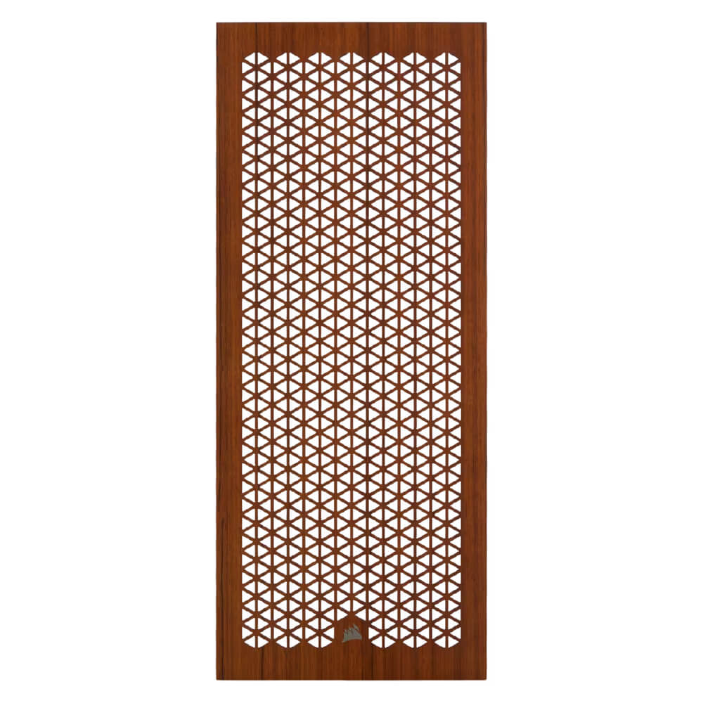 Corsair 4000D Airflow Tempered Glass Mid-Tower ATX PC Case - Premium Teak Front Panel for Enhanced Cooling | Perfect for Gaming Rigs & High-Performance Workstations