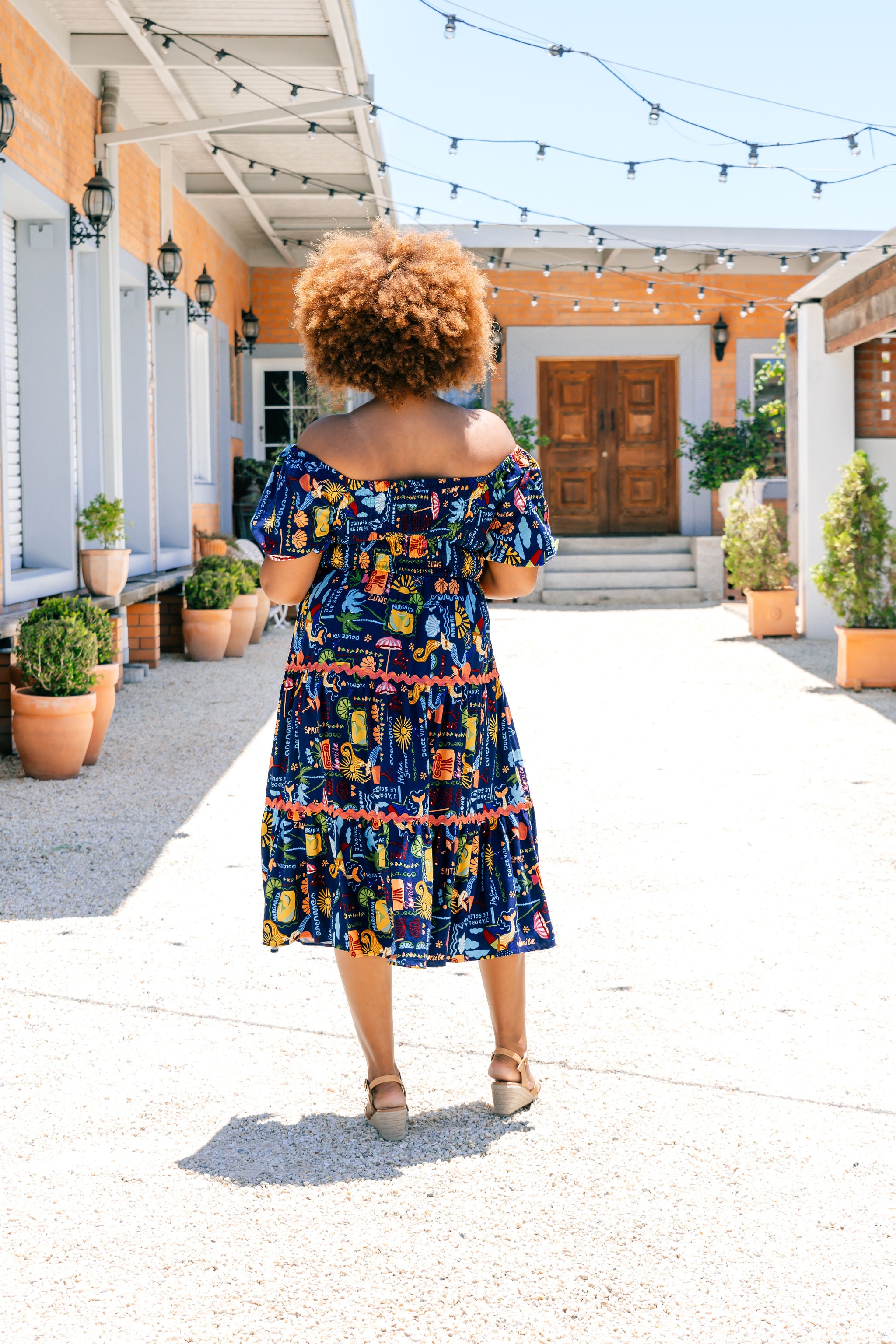 Peri Midi Dress - Flowy Euro Summer Dress for Women | Perfect for Beach Vacations, Date Nights & Summer Parties
