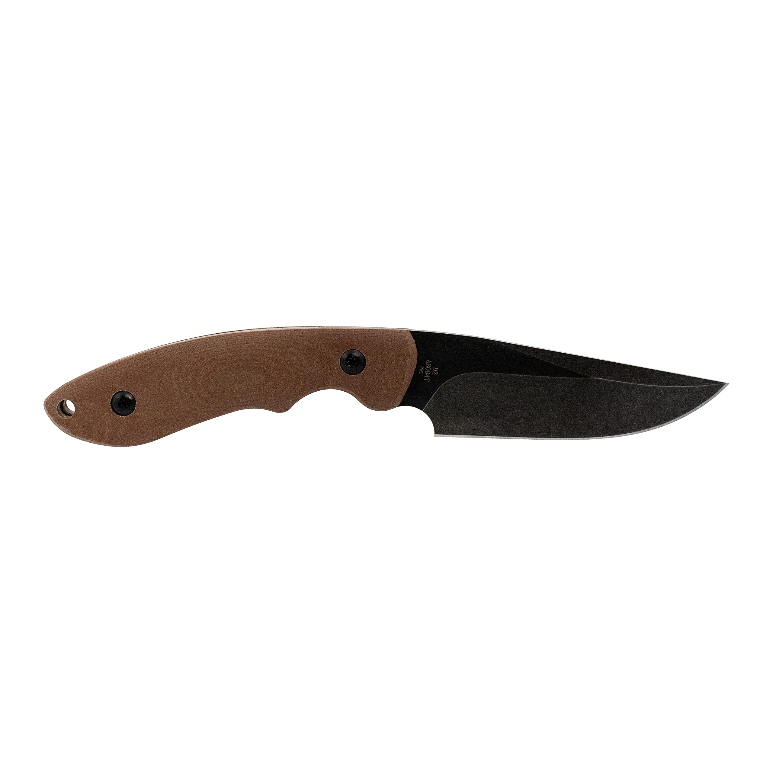 Handmade Desert Predator Tan Fixed Blade Knife - Custom Molded Sheath & Stonewashed D2 Steel Blade | Hunting, Camping, Survival Gear | Perfect for Outdoor Adventures