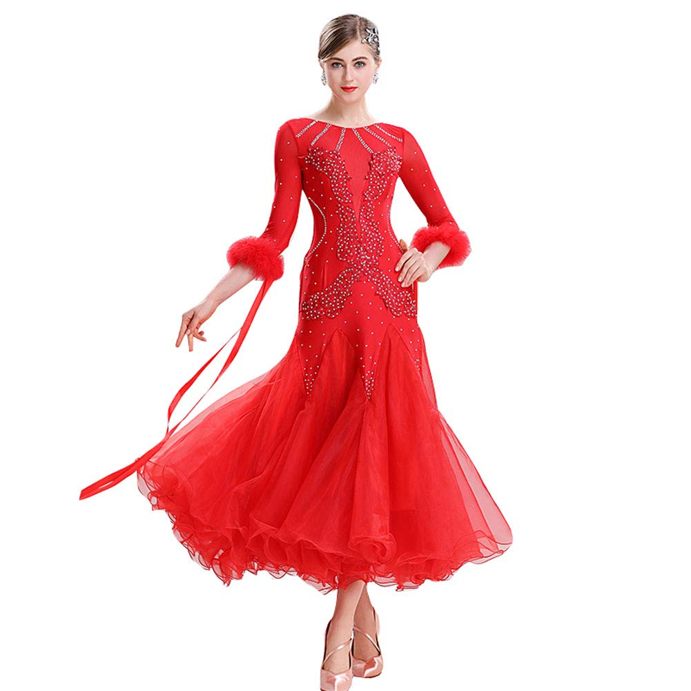Elegant Ballroom Dance Dresses for Women - Latin Salsa Tango Performance Costumes - Perfect for Competitions, Performances & Social Dancing