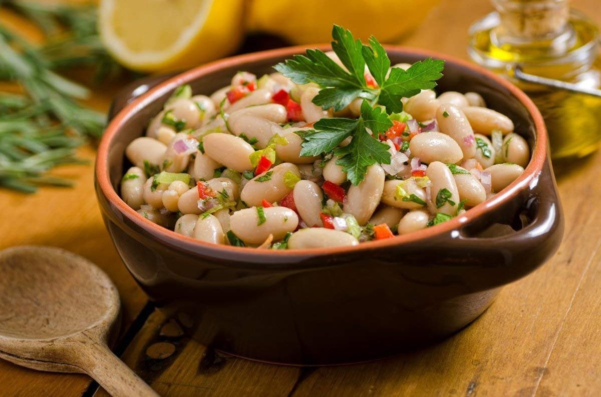 Food to Live Organic Cannellini Beans 15lbs | Non-GMO Dried White Kidney Beans | Sproutable Vegan Kosher Bulk Beans | High in Fiber & Protein | Perfect for Minestrone Soup, Bean Salad & Healthy Meal Prep