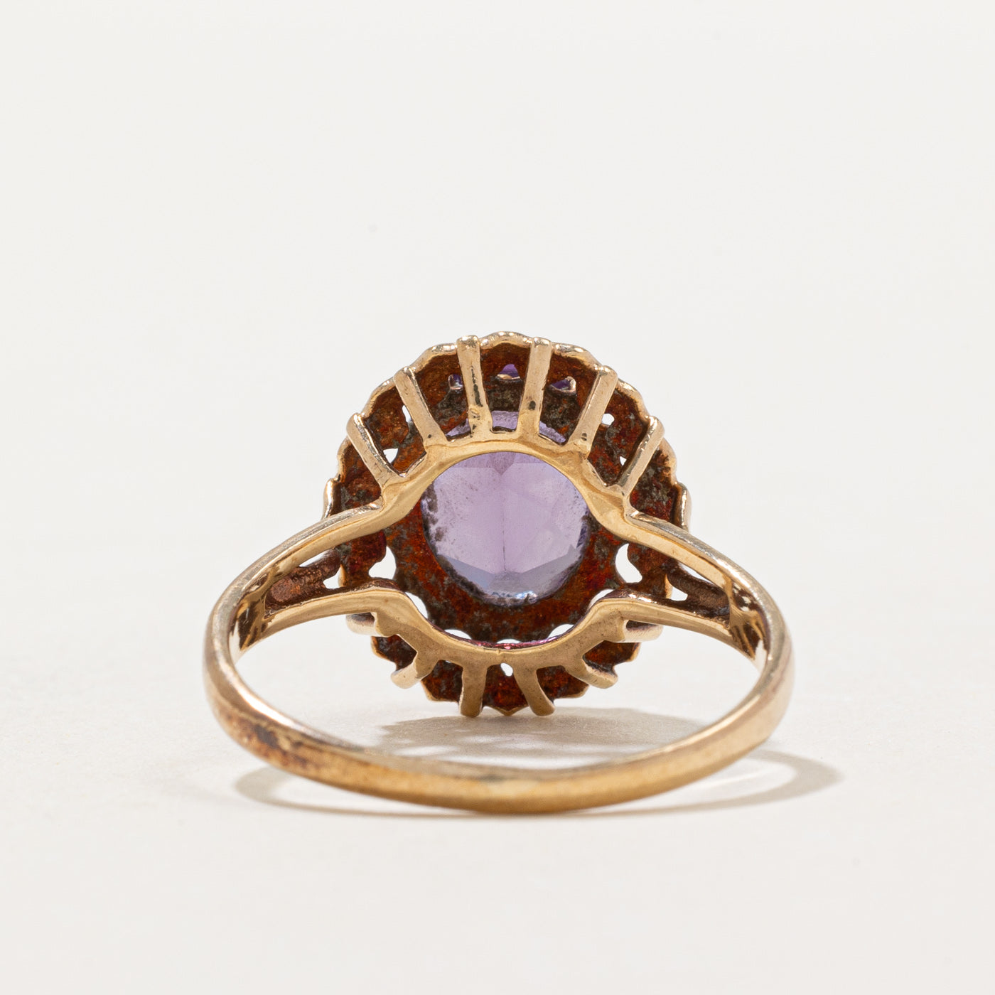 2.72ct Lab-Created Color Changing Sapphire Ring - Size 7 | Elegant Wedding, Engagement & Anniversary Jewelry Gift for Women
