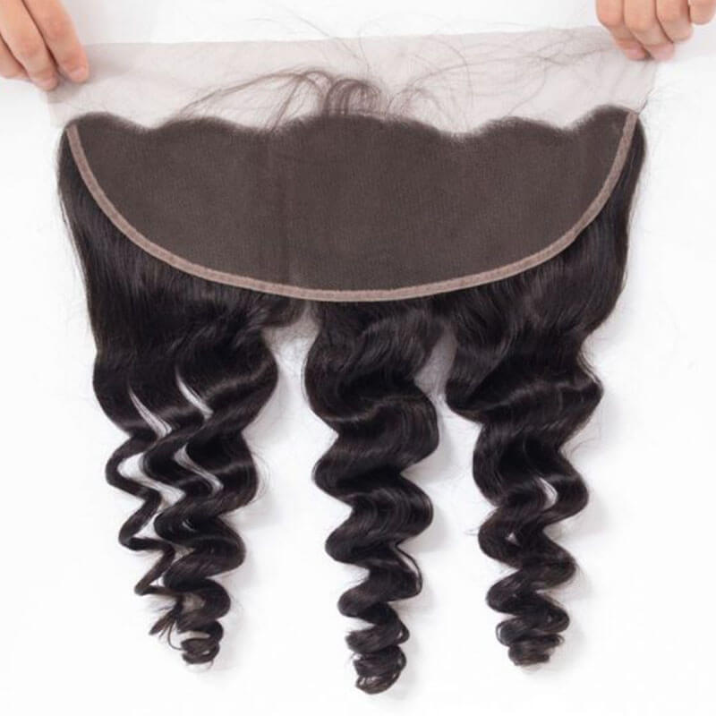 Eullair 100% Human Hair Loose Wave Bundles with Closure 3/4 PCS - 4x4 5x5 6x6 HD Lace Closure - Brazilian Virgin Hair Extensions for Natural Look - Perfect for Daily Wear, Parties & Special Occasions