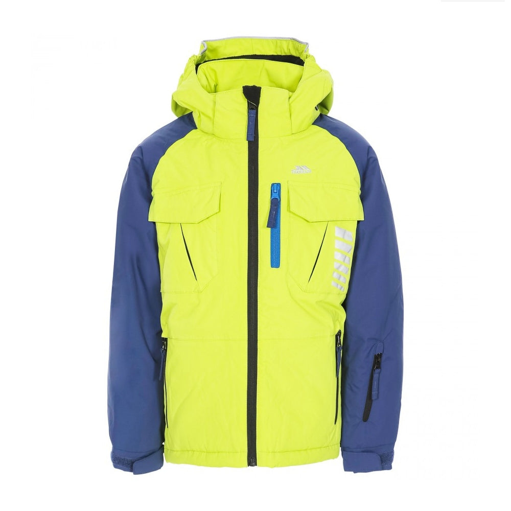 **Trespass Freebored Boys Jacket - Waterproof Winter Jacket for Toddlers (2-3 Years, Lime Green) - Perfect for Outdoor Play & Cold Weather**