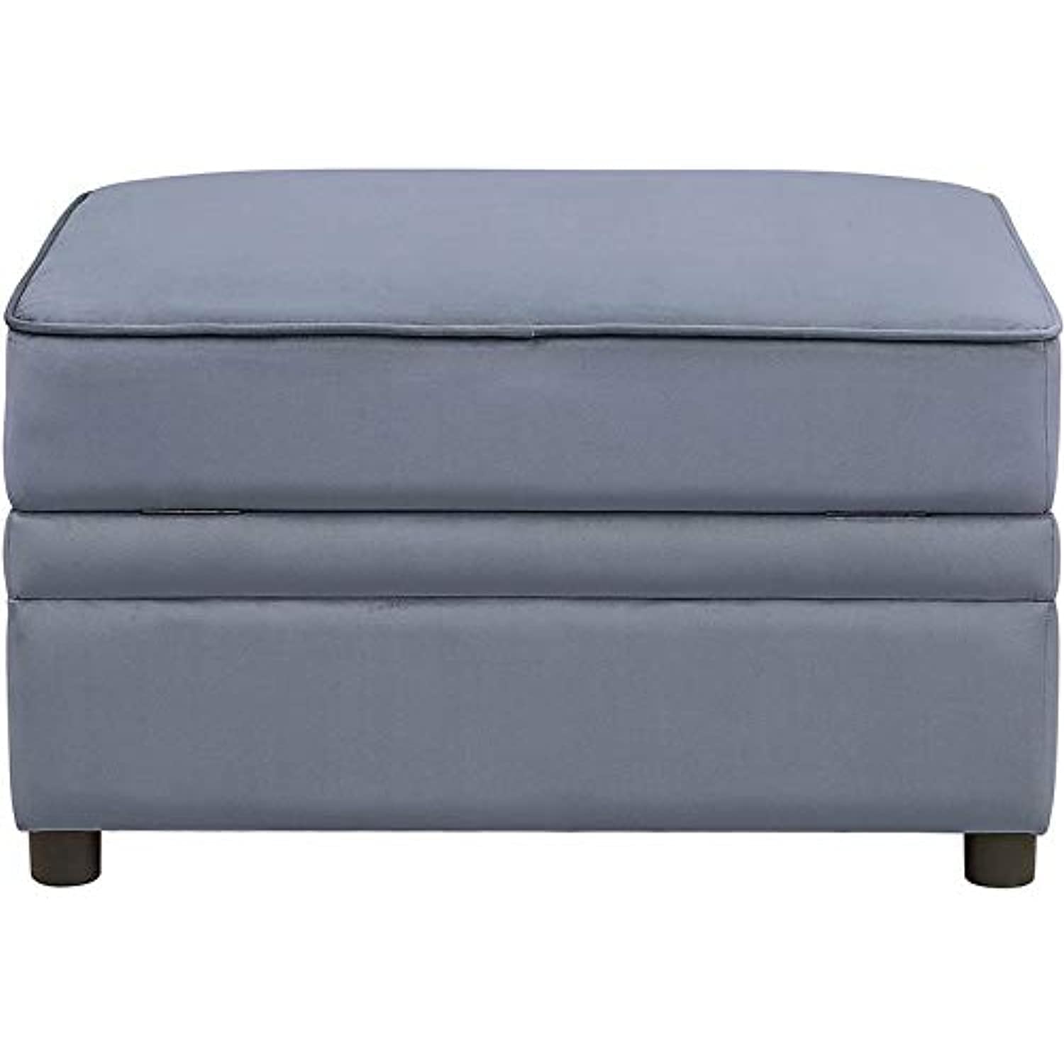 Acme Furniture Sofa - Gray Velvet Upholstered Modern Living Room Couch for Home & Office Comfort