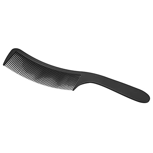 Professional Heat Resistant Fine Tooth Comb for Salon & Barber - Black | Perfect for Styling, Detangling & Hair Care at Home or Salon