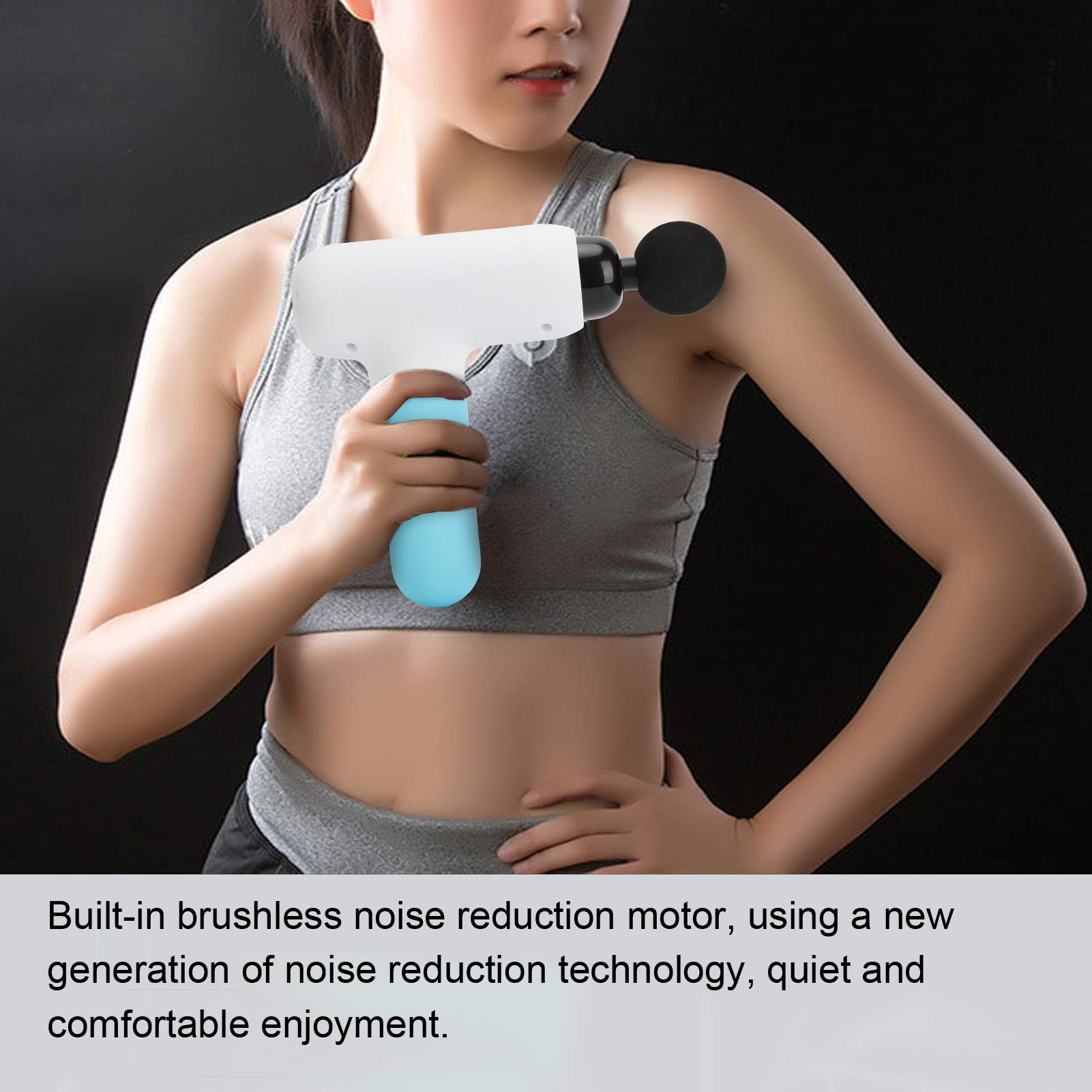 Electric Deep Tissue Percussion Massager - USB Portable Fascia Muscle Relaxation for Pain Relief - Perfect for Home, Gym & Travel Use