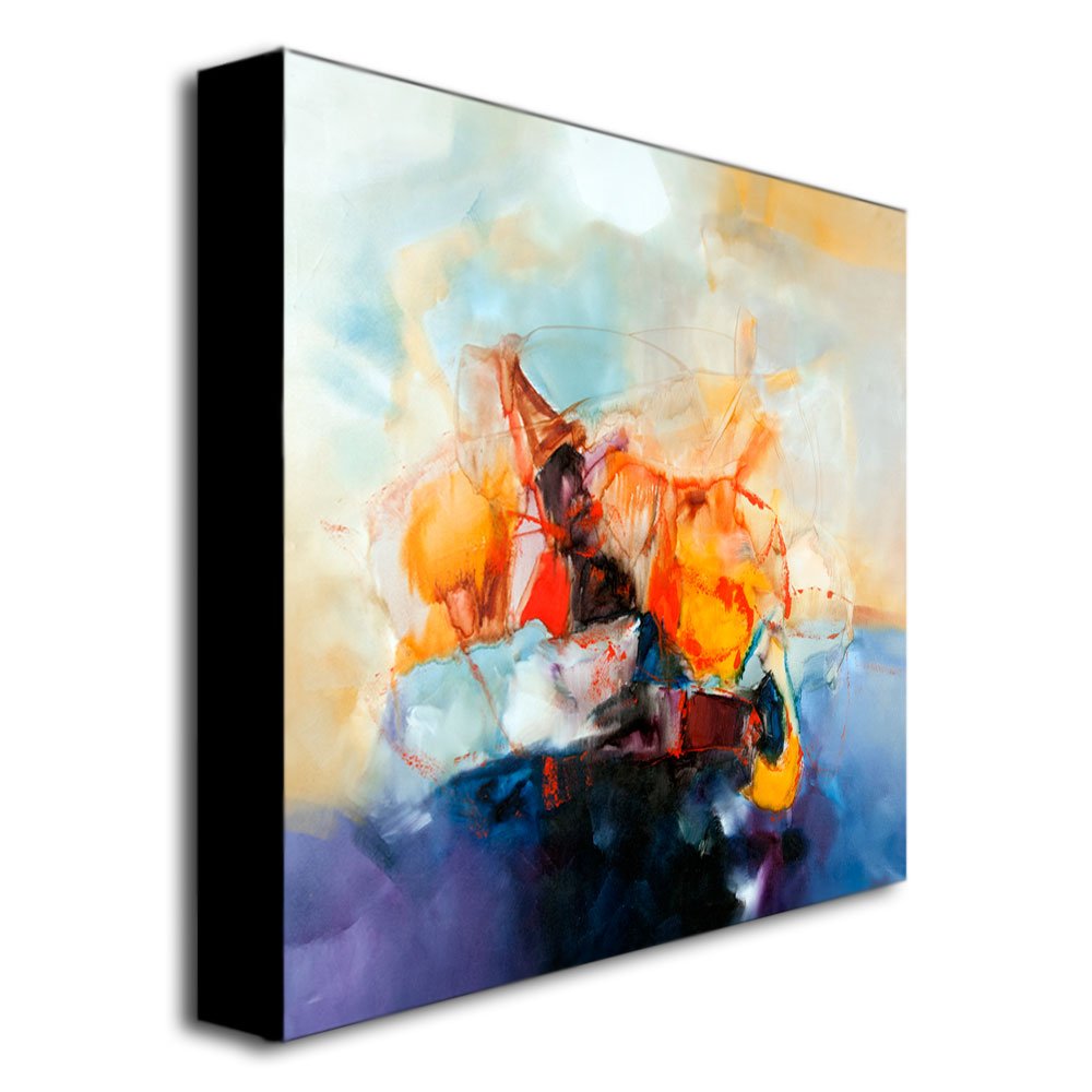 Trademark ART Rio Abstract III Canvas Wall Art - Modern Home Decor for Living Room, Bedroom & Office