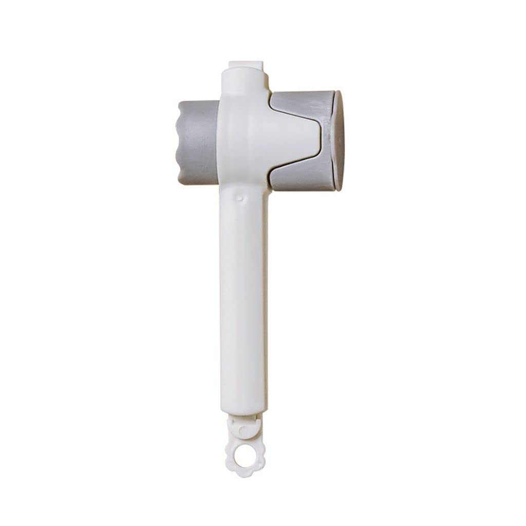 HOUGE Food Storage Sealing Clips with Pour Spouts - Reusable Kitchen Snack Bag Clips & Plastic Cap Sealer Clips for Flour, Sugar, Chips | Perfect for Pantry Organization & Meal Prep (White)