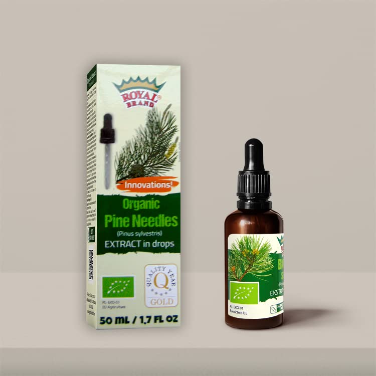 Organic Pine Needles & Pine Buds Extract Tincture - 50ml (1.7 FL OZ) - Natural Herbal Remedy for Respiratory Health & Immune Support - Perfect for Aromatherapy, DIY Skincare & Holistic Wellness