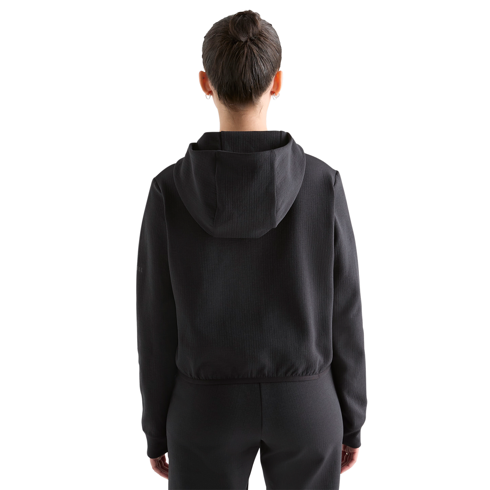 Women's Cropped Zip Up Hoodie - Lightweight Fleece Jacket for Casual Wear, Gym & Outdoor Activities