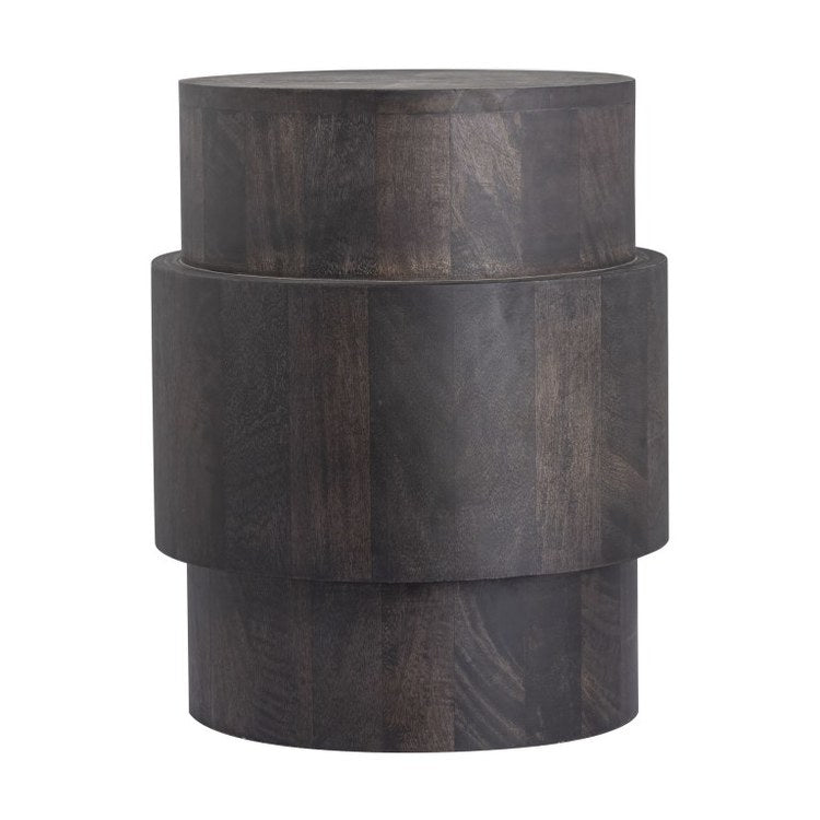 18 x 18 Inch Blackwash Accent Table by Robbins - Perfect for Living Room, Bedroom, or Entryway Decor