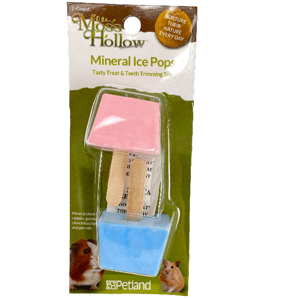 Natural Moss Hollow Mineral Pops - Organic Mineral Supplement for Reptiles & Amphibians | Perfect for Terrariums, Vivariums & Reptile Habitats
