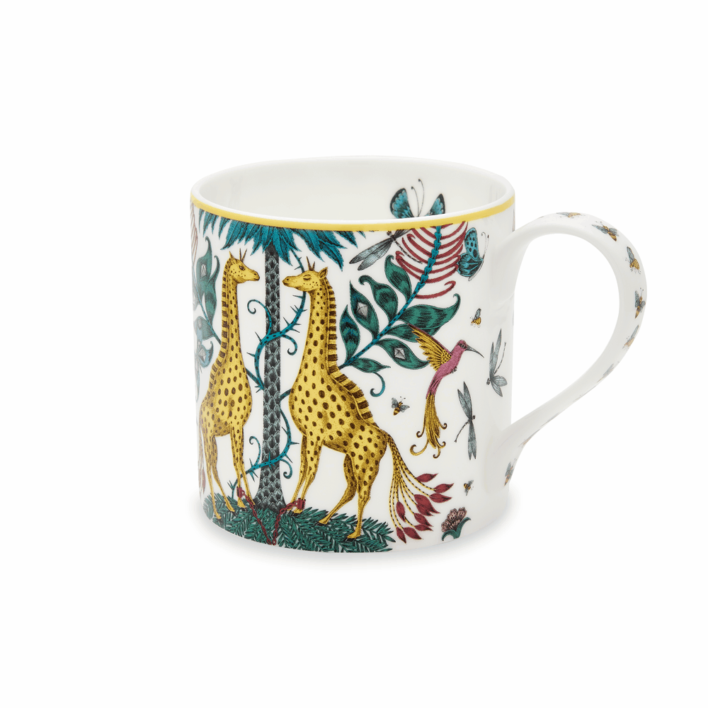 Kruger 'Tea for One' Porcelain Mug & Tray Set - Perfect for Afternoon Tea, Solo Relaxation & Gift Giving