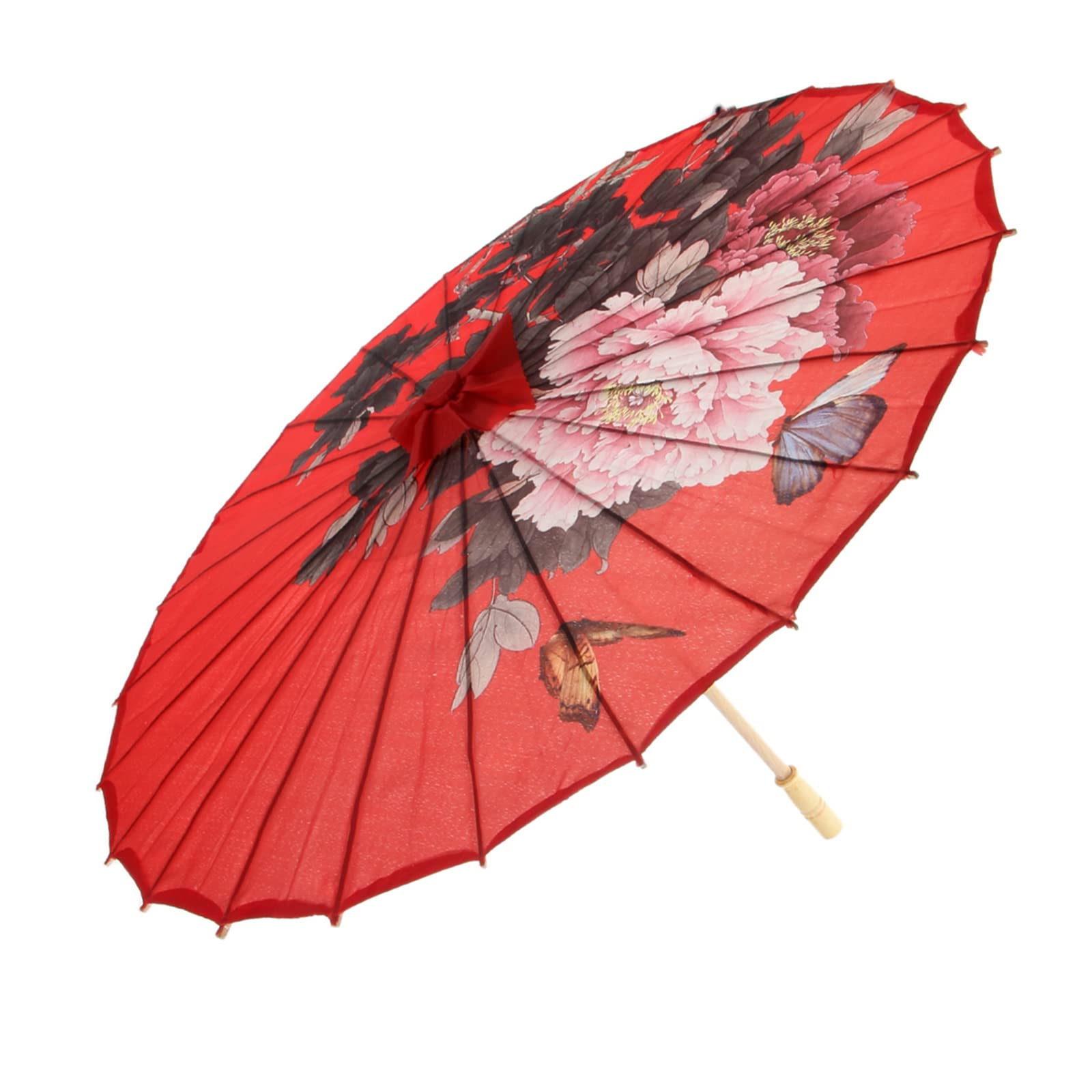 Chinese Classical Style Paper Umbrella - Handmade Dance Umbrella Props for Performances, Theater, and Weddings - 16 Inch Traditional Decorative Umbrella for Stage Shows, Cultural Events, and Photo Shoots