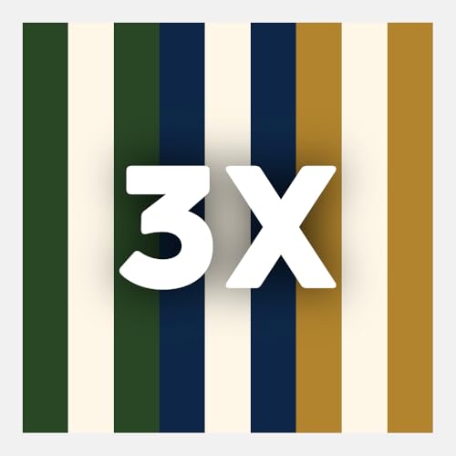 Mc (1xoffwhite/Dark Green, 1xoffwhite/Navy, 1xoffwhite/Mustard)