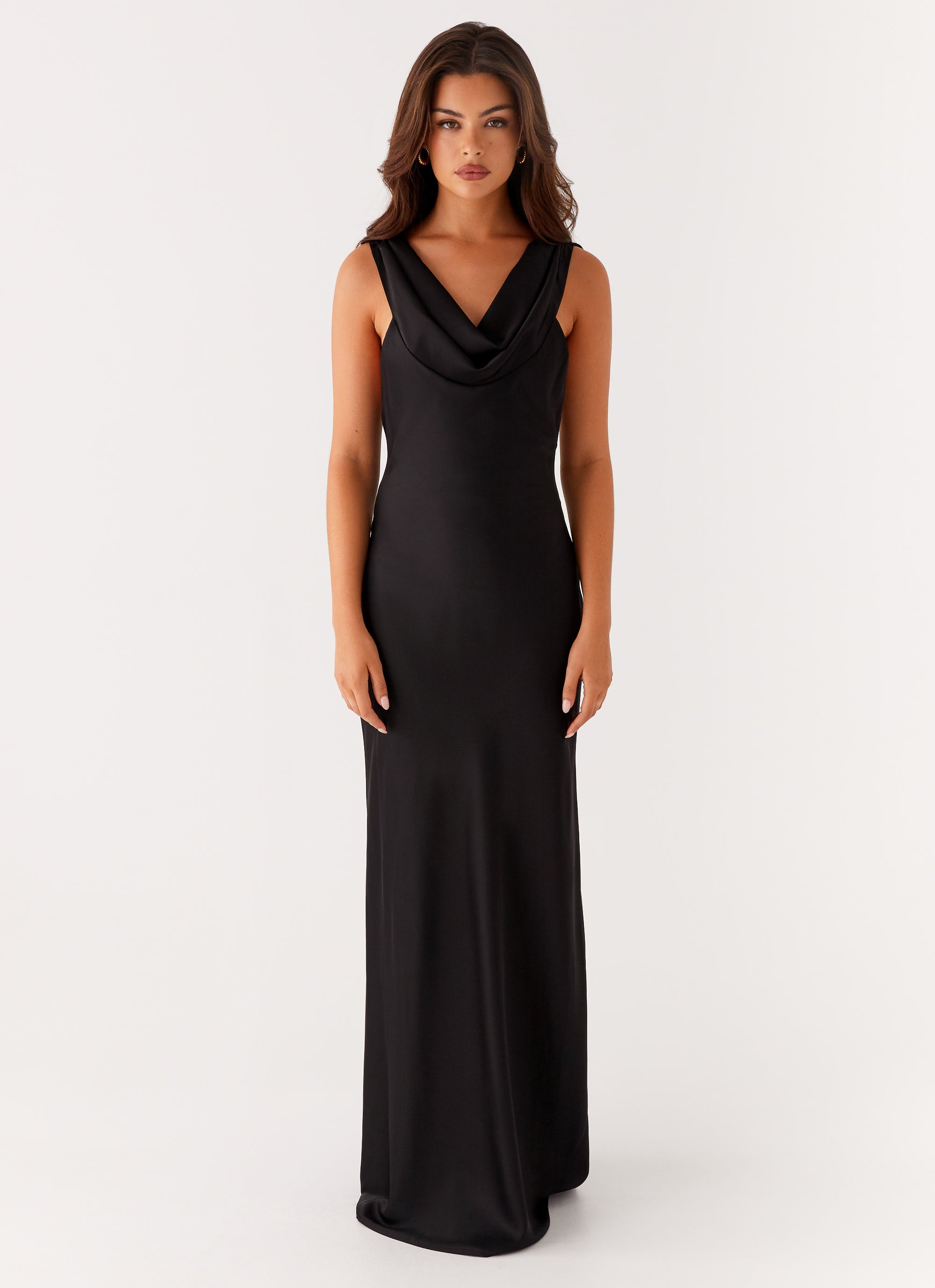 Arya Maxi Dress for Women - Elegant Black Long Flowy Dress for Summer, Beach, Party & Evening Wear | Comfortable & Stylish Casual Dress