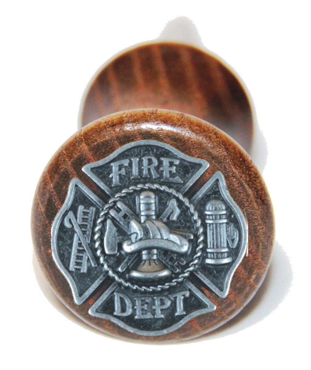 Custom Firefighter Maltese Cross Wine Bottle Stopper - Unique Gift for Firefighters, Wine Lovers & Collectors - Perfect for Parties, BBQ, Home Bar & Special Occasions