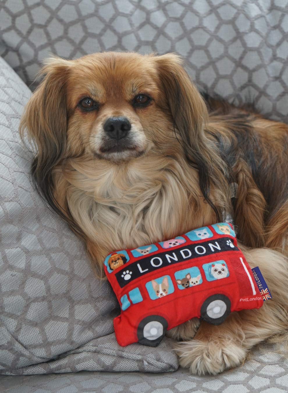 London Red Bus Dog Toy - Soft Plush British Routemaster Pet Toy (7 Inch) - Cute & Durable Chew Toy for Small & Medium Dogs - Perfect for Playtime, Training & Travel